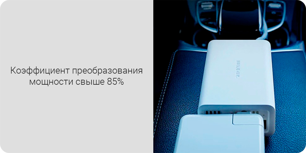 Автомобильный инвертор Xiaomi Mijia Smartmi Car Inverter 12V to 220V 