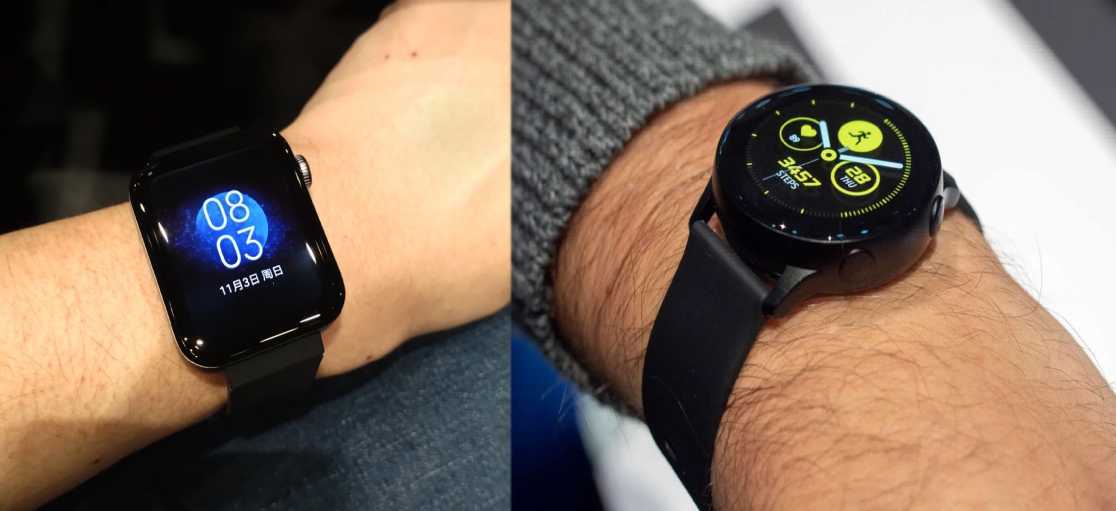 Xiaomi Mi Watch и Samsung Galaxy Watch Active 2