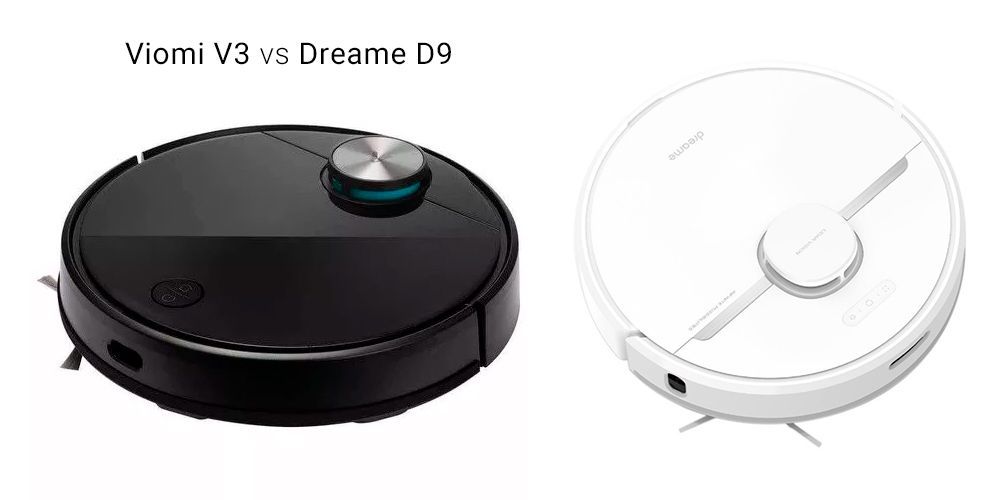 Сравнение роботов-пылесосов Dreame D9 и Viomi V3