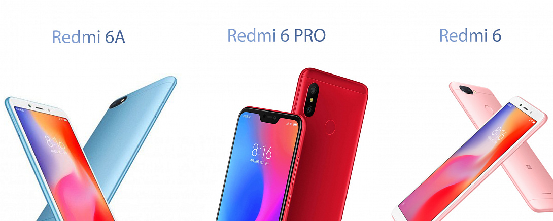 Сравниваем смартфоны бюджетной линейки Xiaomi Redmi 6